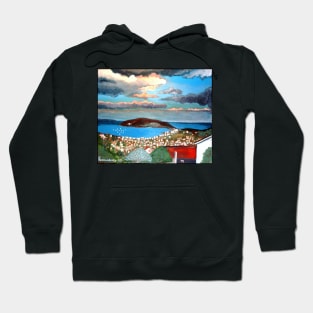 Porto Rafti from my Balcony Hoodie